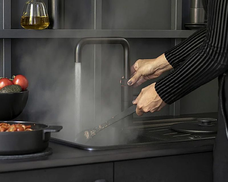 Läderach Installations Sanitaires Robinet Quooker Fusion Square Noir